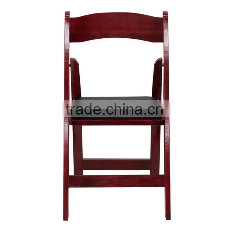 Solid wooden beech wood chair wooden folding chair