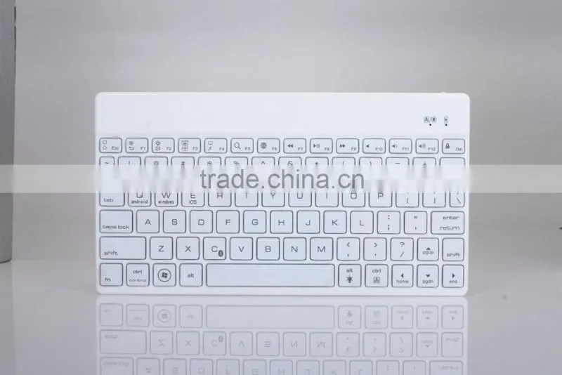 Ultra-Slim Universal Bluetooth Keyboard For IOS/Android/Windows (White)