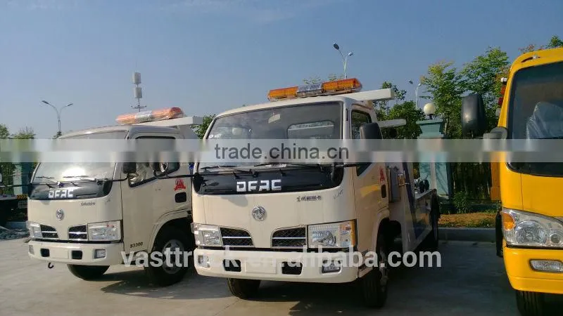 Dongfeng 4x2 4t Road Wrecker Towing Truck