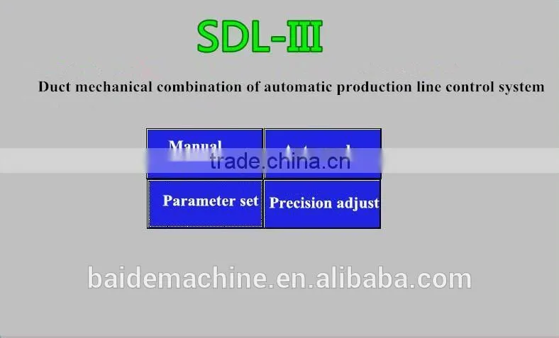 Duct Forming Machine 2 and 3 Economic Type Duct production line 2,3