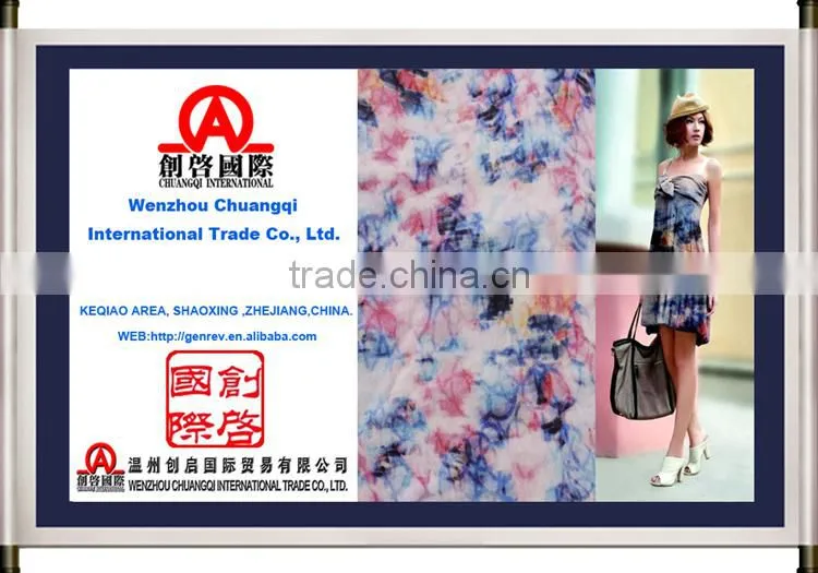 Printed women textile fabric 100% cotton dress fabric