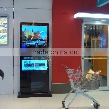 42 46 55 inch high quality indoor floor standing lcd advertising player