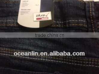New design short jeans pants for lady