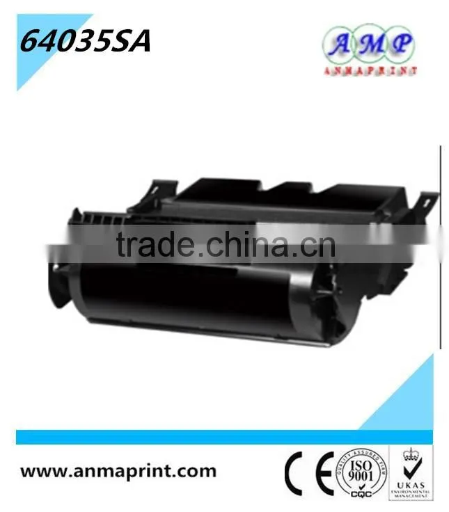 Alibaba laser jet printer toner cartridge 64035SA compatible for Lex mark printer toner