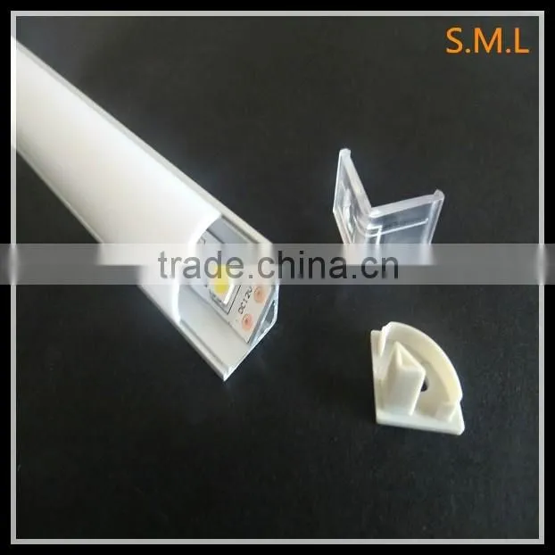 aluminum corner LED profile, alu profiles for led strip corner used SML-ALP005