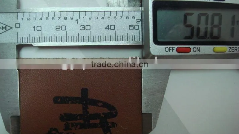 fashion design leather patch labels good quality embossed real leather patch