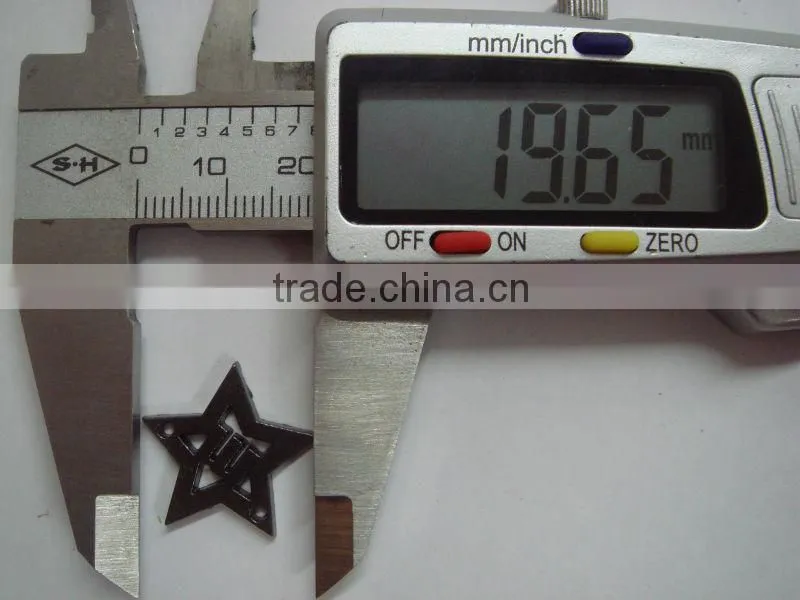 2016 hot sale five star metal zipper puller