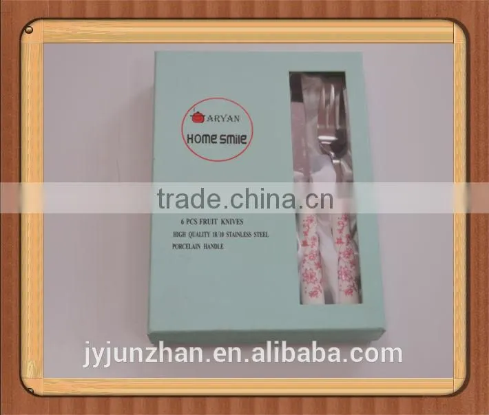 OEM Home Smile 12pcs forks and knives by Junzhan Stainless Steel Products Co.,Ltd