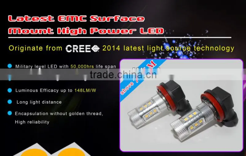 Day time runing fog light 80w auto fog light led car braking light