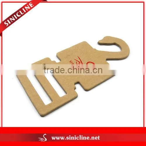 Sinicline Recycle Paper Tie Hanger With Stamped Logo