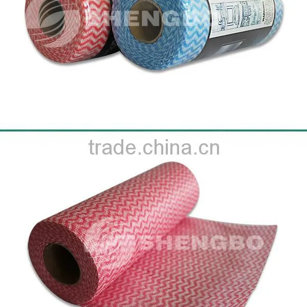 Red Nonwoven Textile Fabric