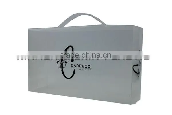 retail clear box custom logo pp shoe box