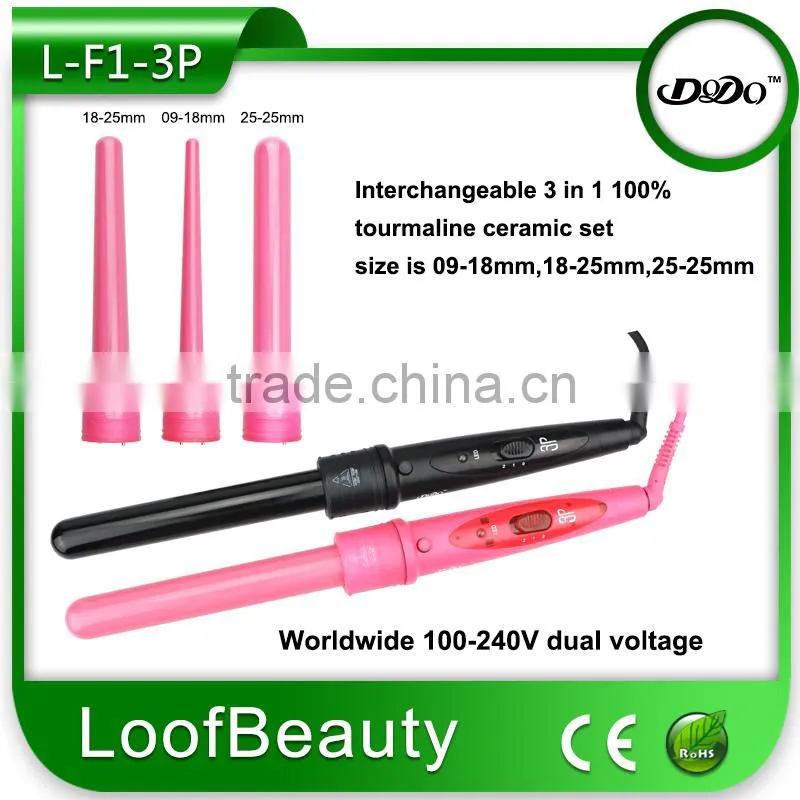 DODO brand L-F2-3P hair curling tools accept personalized logo