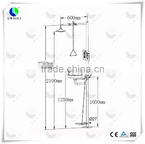 Good quality and pretty competitive price eyewash shower/station