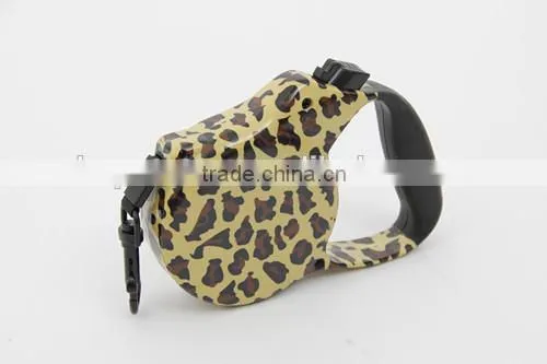 Hot Sale Wholesale Leopard Auto Retractable Wireless Dog Leash