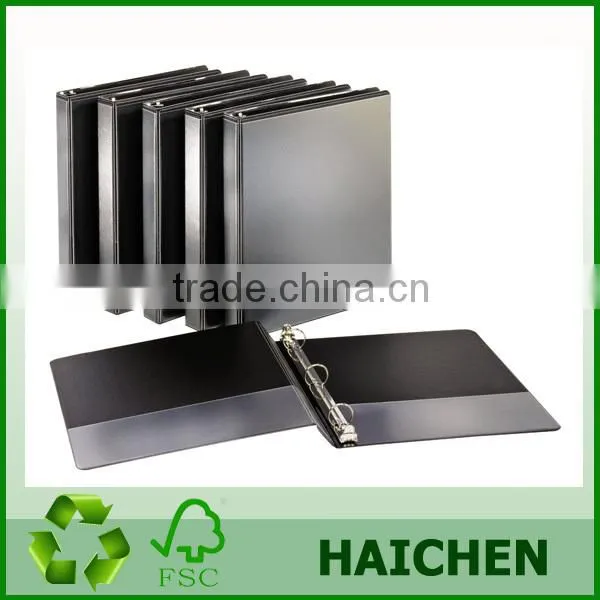 Ningbo overlay vinyl pp/pvc ring binder in file folder for school and office
