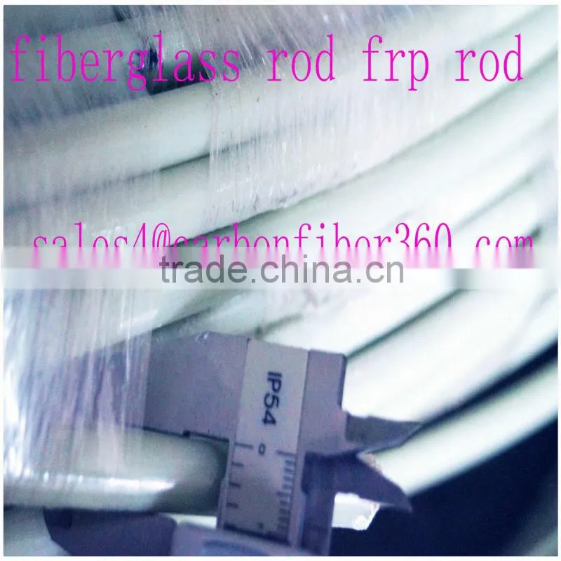 Insulated Factory Price Frp Rod, Isolated solid Fiberglass smooth Rod