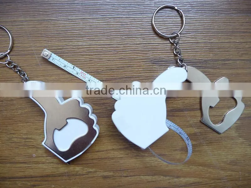 2016 New design promotional cute pocket mini 1m steel tape measure