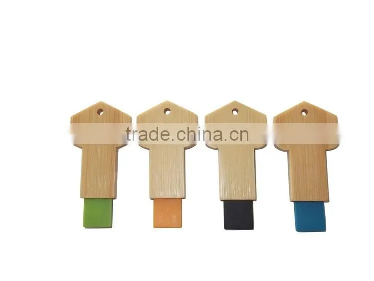 promotional custom 32gb flash drive wooden mini usb key with real capacity
