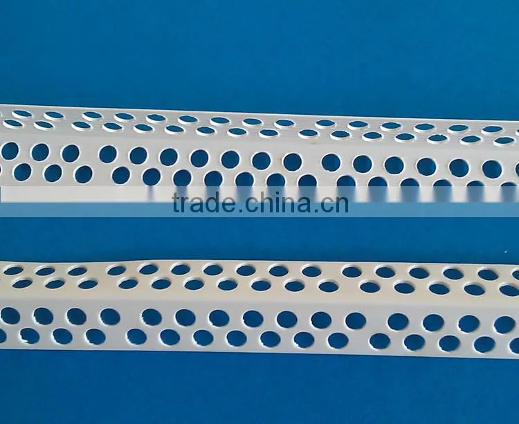 Building material PVC corner protector strip , PVC Angle Bead , PVC corner guard