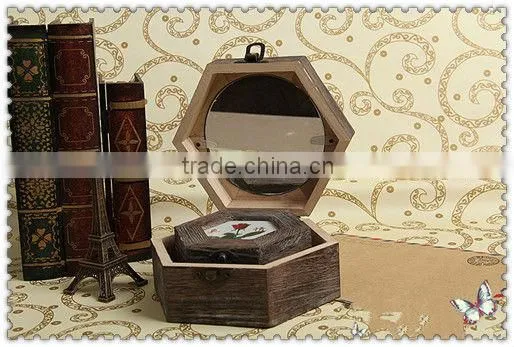 Polygon wooden box