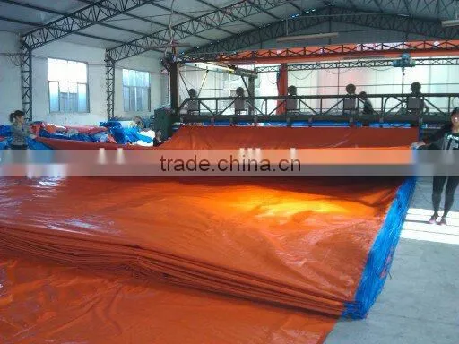 6'X8' STANDARD DUTY TARP ORANGE Poly Tarps,Orange Poly Tarpaulin,PE Orange Tarpaulin