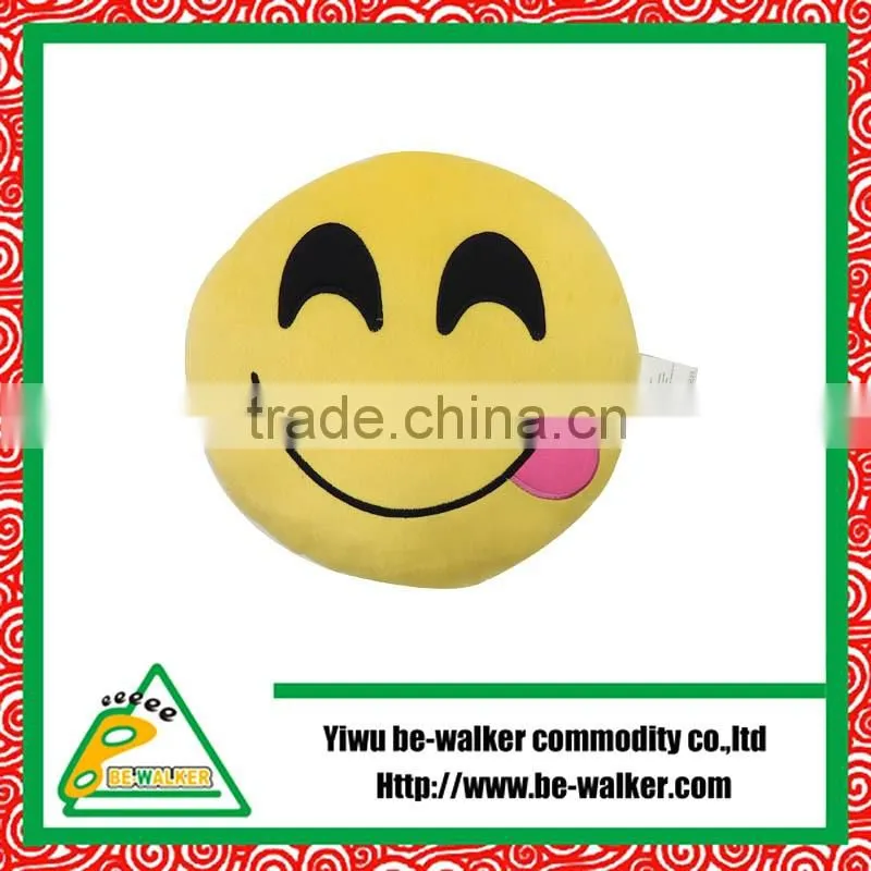 Hot Selling Cute Soft Funny Plush Face Seat Cushion And Pillow