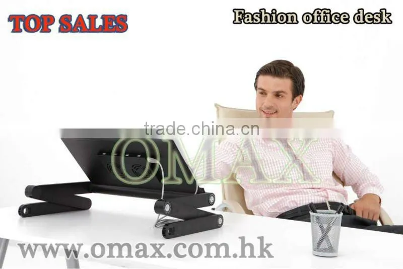 OMAX Foshan office furniture wholesale adjustable wooden computer laptop desk stand