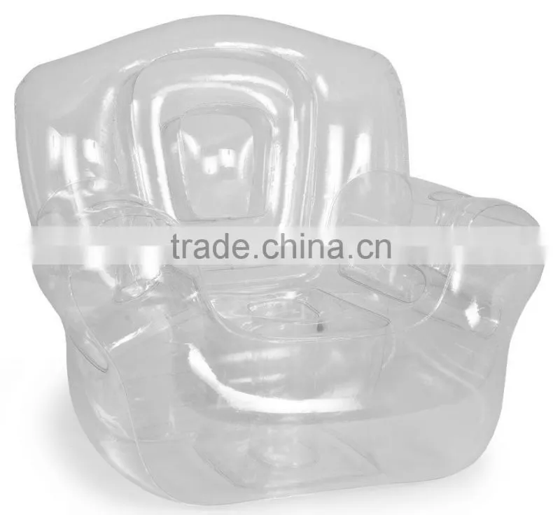 Popular Transparent Inflatable Corner Chair Air Sofa Inflatable Couch for Sale