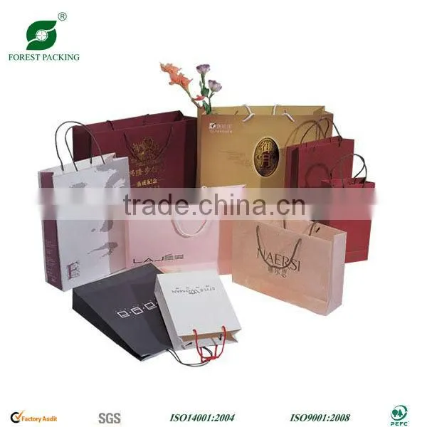 GLOSSY PINK PAPER BAGS FP72266