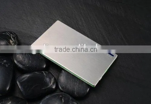 credit card power bank metal case pocket power bank