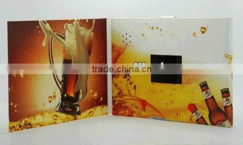 1.5/1.8/2.4/2.8/3.5/4.3/5/7/10inch tft lcd greeting video calendar/video screen greeting cards/ video in card