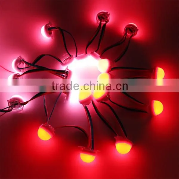 ws2801 led modules waterproof IP67 DC 12V Led pixel modules Diameter 30mm led modules