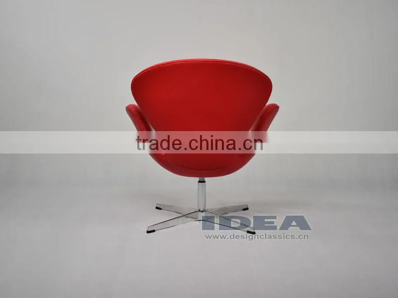 Replica Arne Jocabsen Swan Chair - Red Genuine Leather