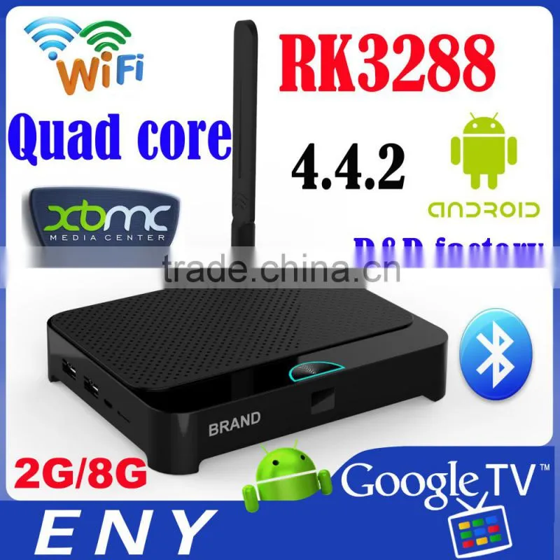 Shenzhen Factory RK3288 Quad Core Bluetooth4.0 4K2K Optical Mali-T7 Cheapest Smart Android4.4 TV BOX EKB328
