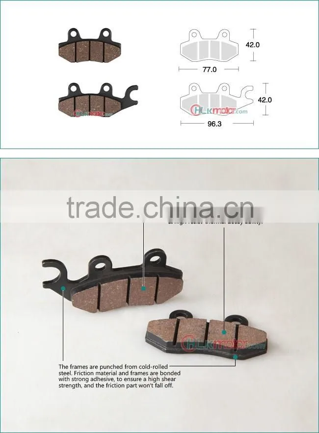 Motorcycle Brake Pad for Motorcycle Brake Pad for CBZ / Karisma / Wave125s / Supra X / Shogun 125 / Arsen