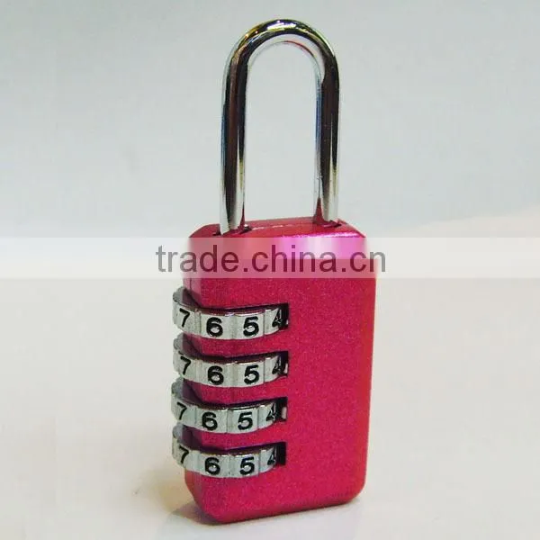 Popular 3 digital combination padlock/oem lock with more styles Silver Smart Digital Combination Padlock
