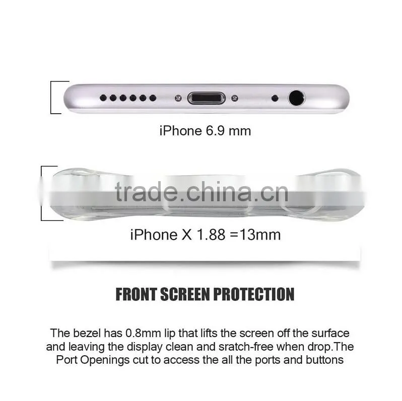 clear transparent shockproof tpu cover case for iphone 6/6 plus, armour case for iphone6