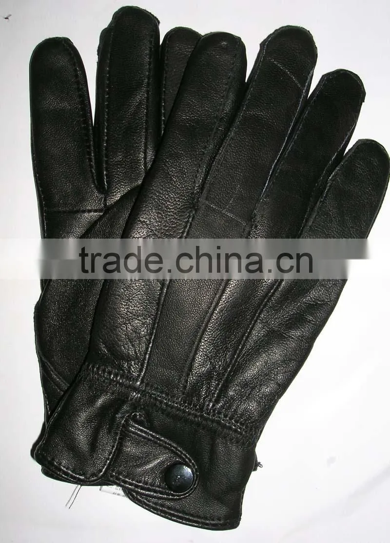 lady real genuine leather gloves LG-04