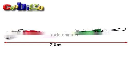 8-1/2"(215mm) Mix Color Expandable Coil With Metal Hook for Mobile Phone Straps #FLQ062B(Mix-s)