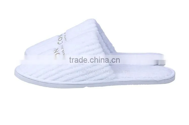 Cotton Fabric Warm Men Fancy Bedroom Custom Hotel Slippers