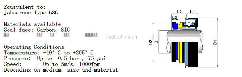 MECHANICAL SEAL M6B