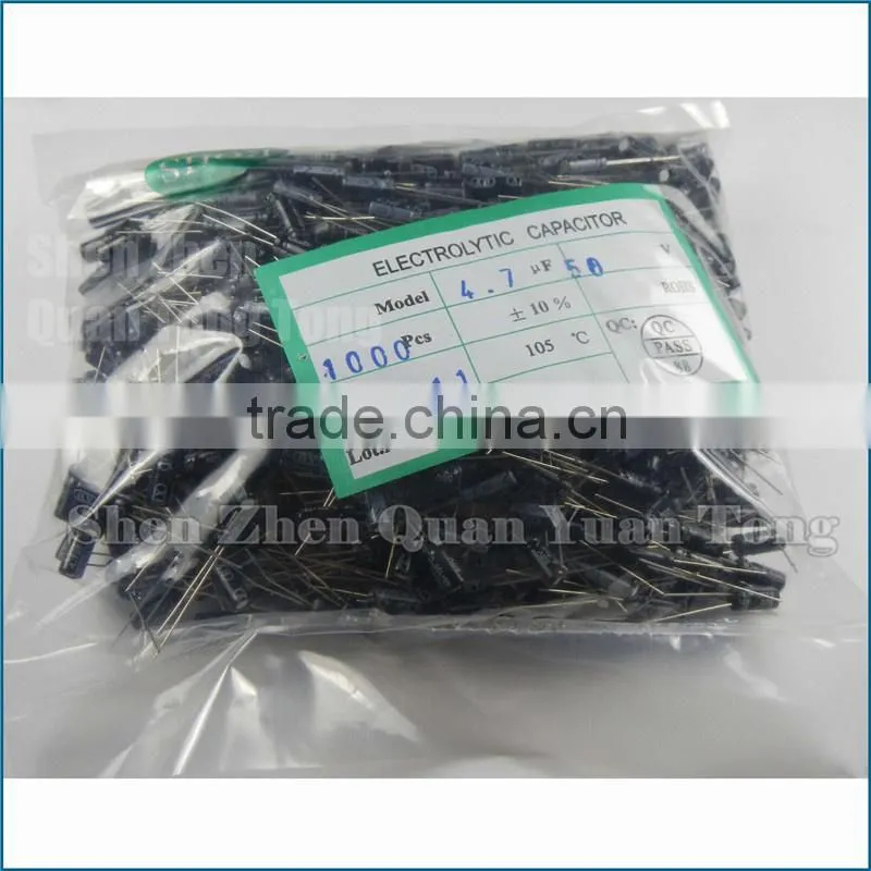 Capacitors 50V 4.7UF 5X11 DIP