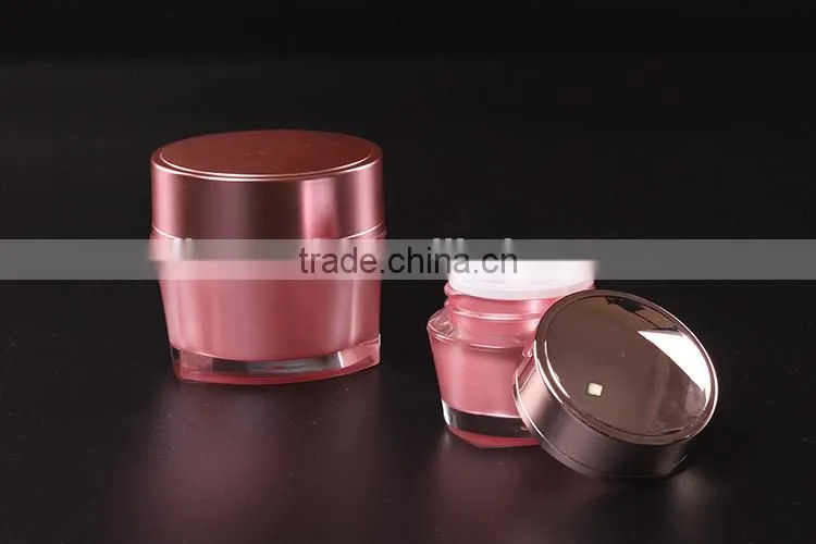 RISEPACK TUV certified acrylic round cosmetic jars