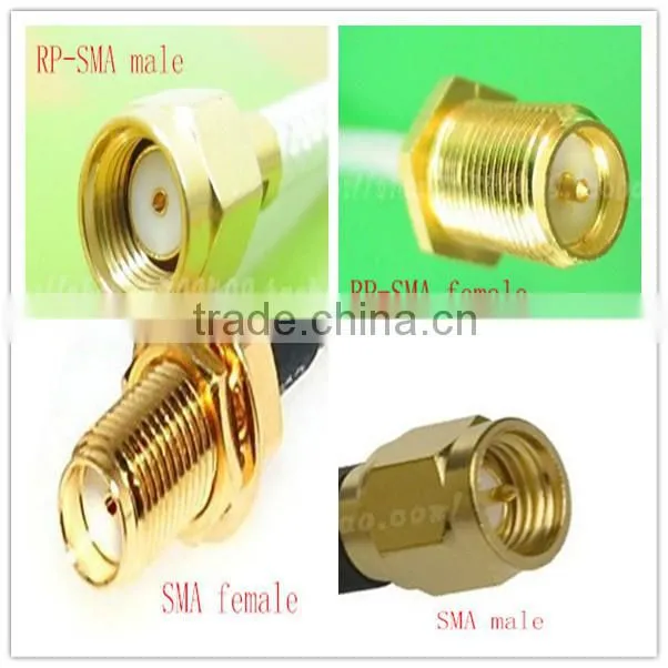 2.4GHz 1/2 wave stub antenna SMA Male straight connector for small WLAN and Blutetooth device