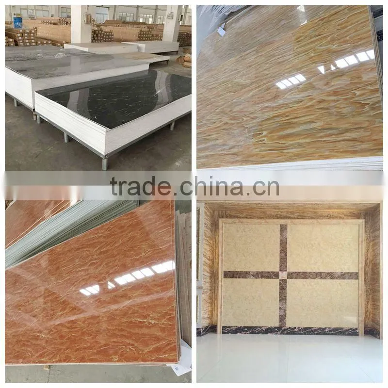 luxury new product marble sheet pvc plastic sheet