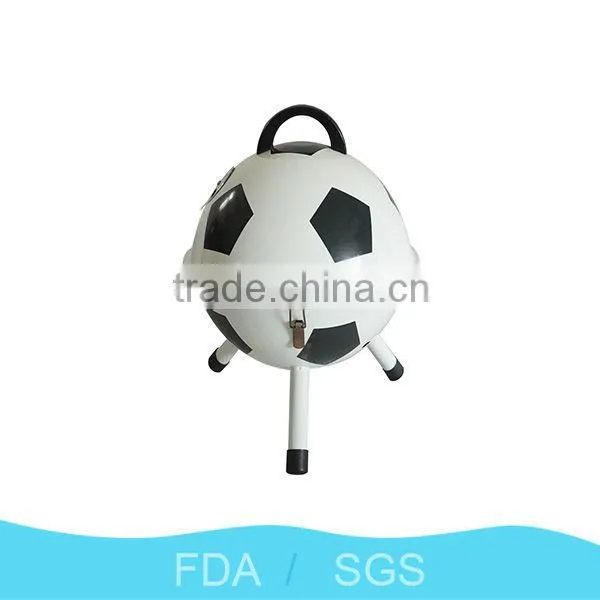 Footbal shaped Charcaol Barbecue grill