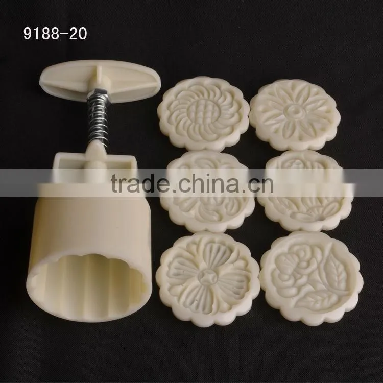 Best Mid-Autunm Festival mooncake mold/custom moon cake mold/Family moon cake mould/plastic moon cake mold#8365-0