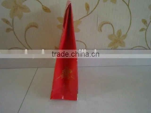 Red color printing paper bags Paper bags for packing nourishment red paper bag