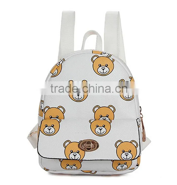 Multicolor Canvas Teenage backpack school bags for high school girls